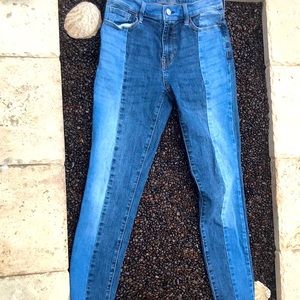 PacSun multi colored skinny jeans.